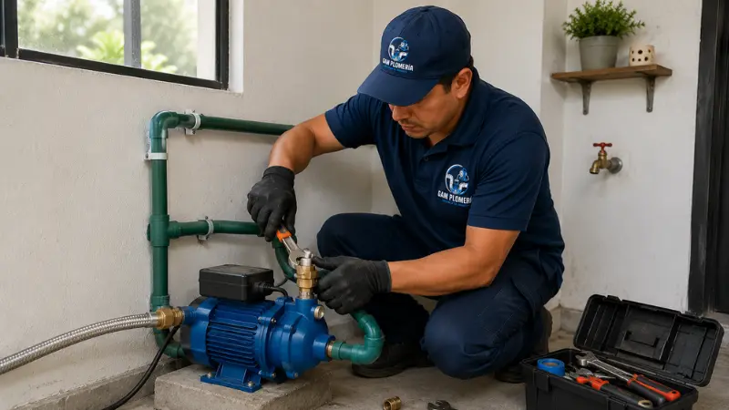 Instalación de presurizador en casa CDMX