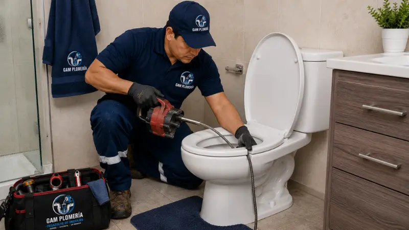 Destapar WC e inodoro CDMX